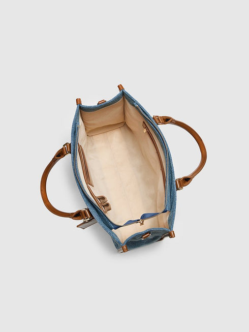 Denice Denim Tote Bag